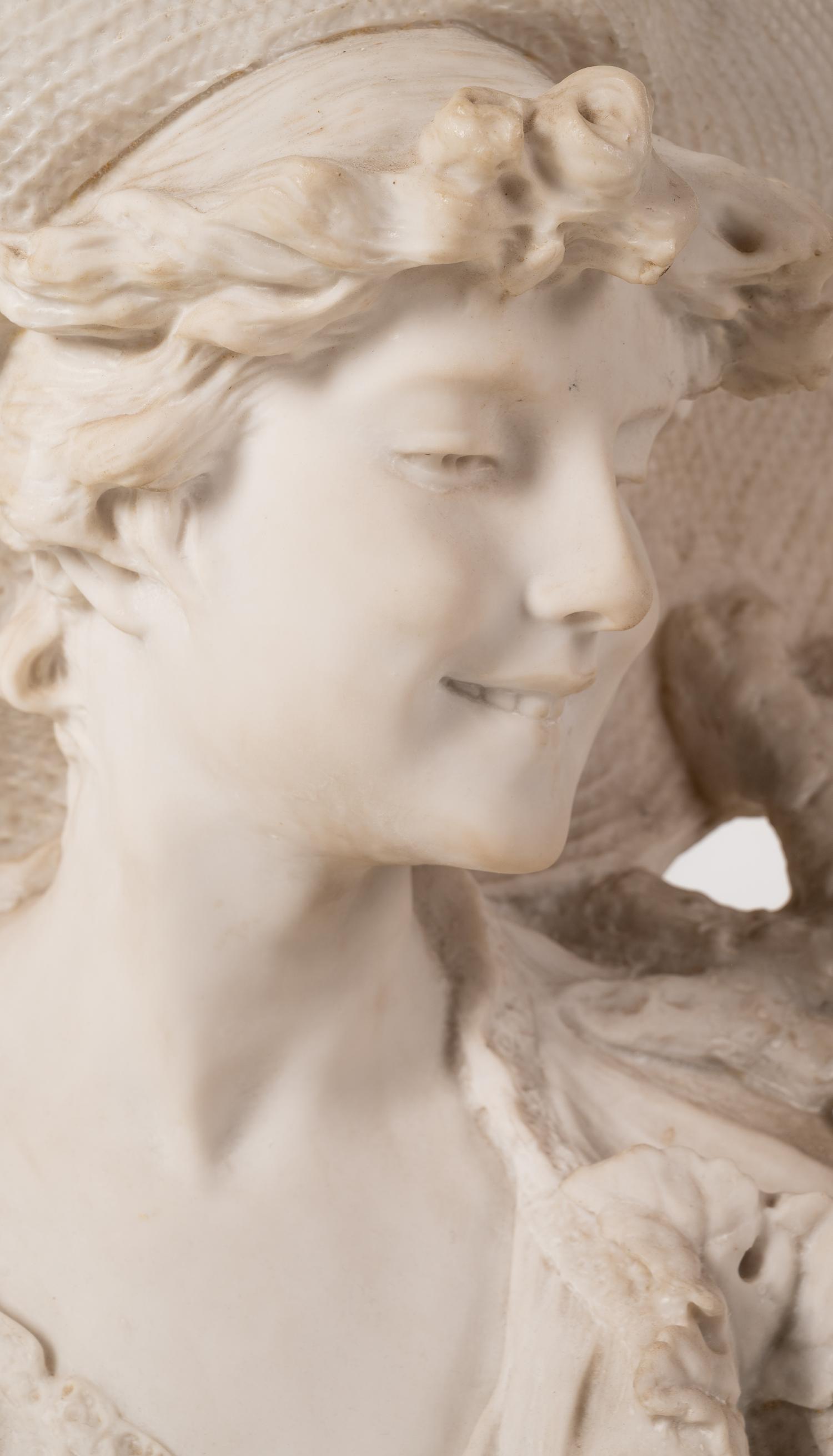A Composition Bust of a Lady
