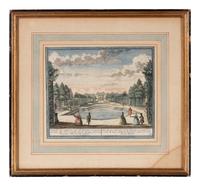 A Group of Eight Hand Colored Topographical Engravings
