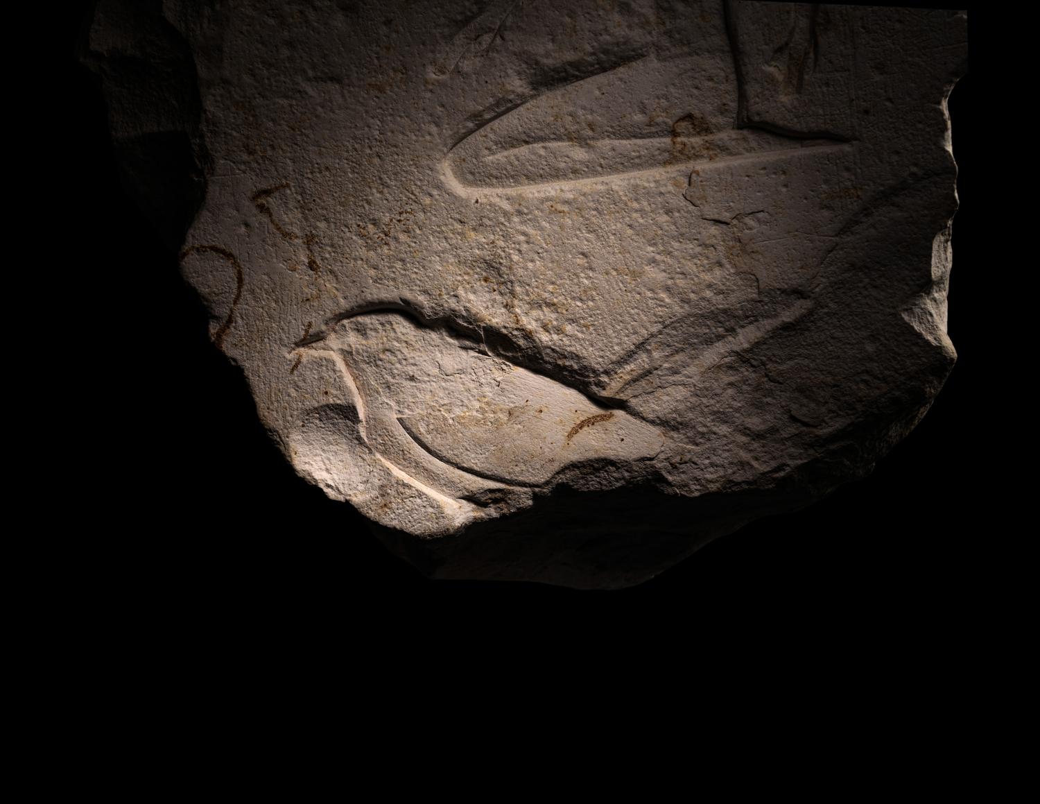 An Egyptian Limestone Fragmentary Inscription