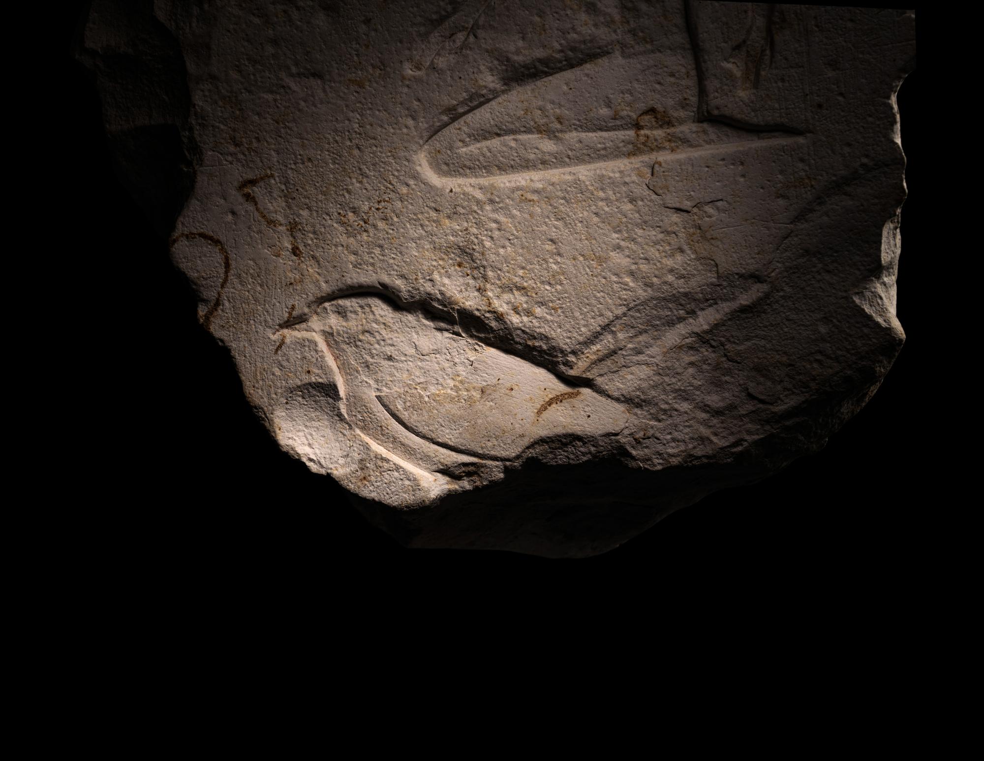 An Egyptian Limestone Fragmentary Inscription
