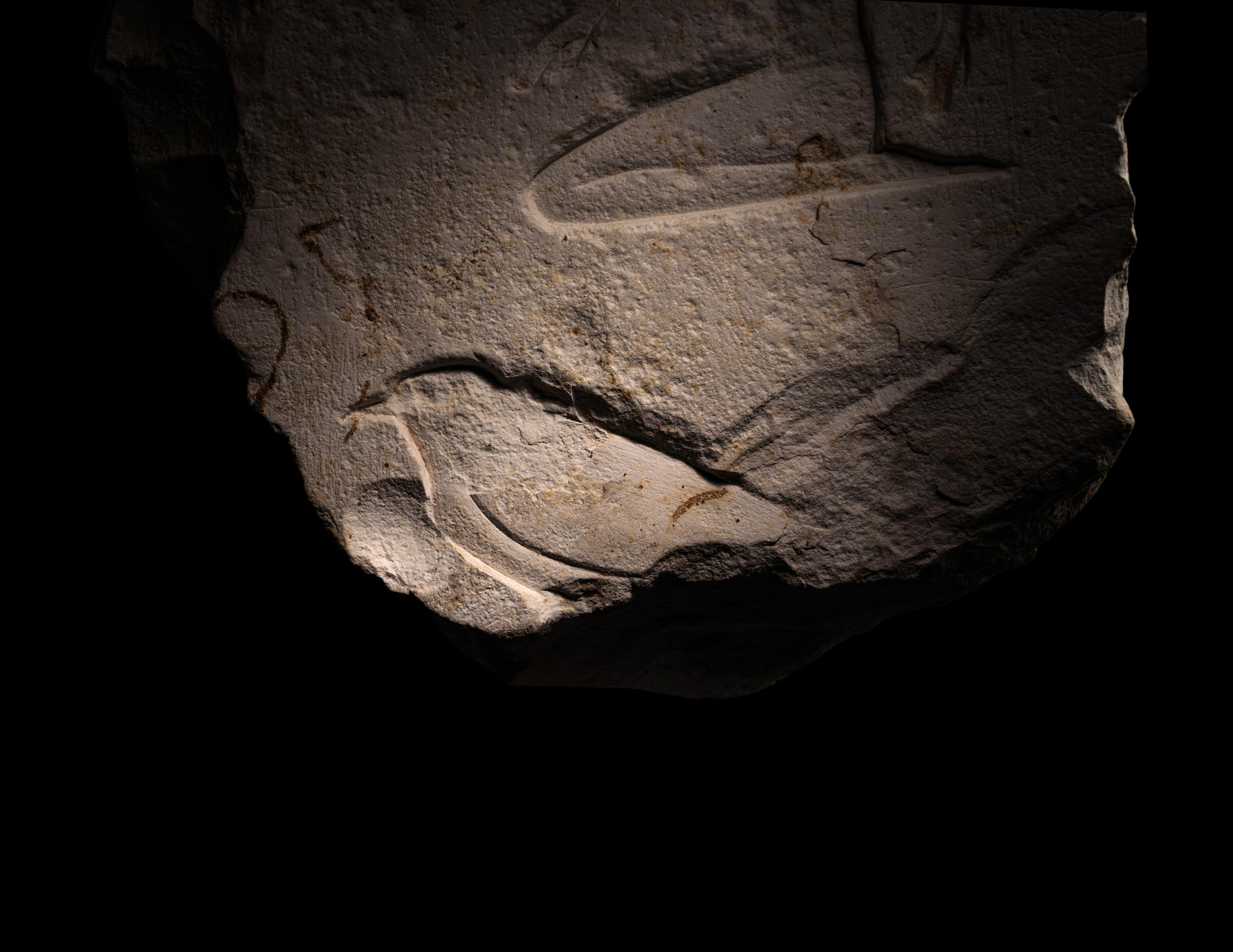 An Egyptian Limestone Fragmentary Inscription