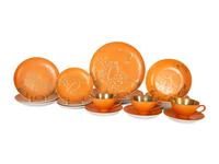 A Dorothy C. Thorpe Porcelain Dinner Service in the Persimmon Pattern — 20th Century