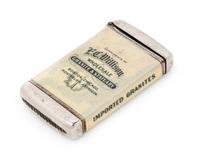 An American Celluloid and Mixed Metal Advertisement Match Safe Height 2 3/4 inches. — LATE 19TH CENTURY