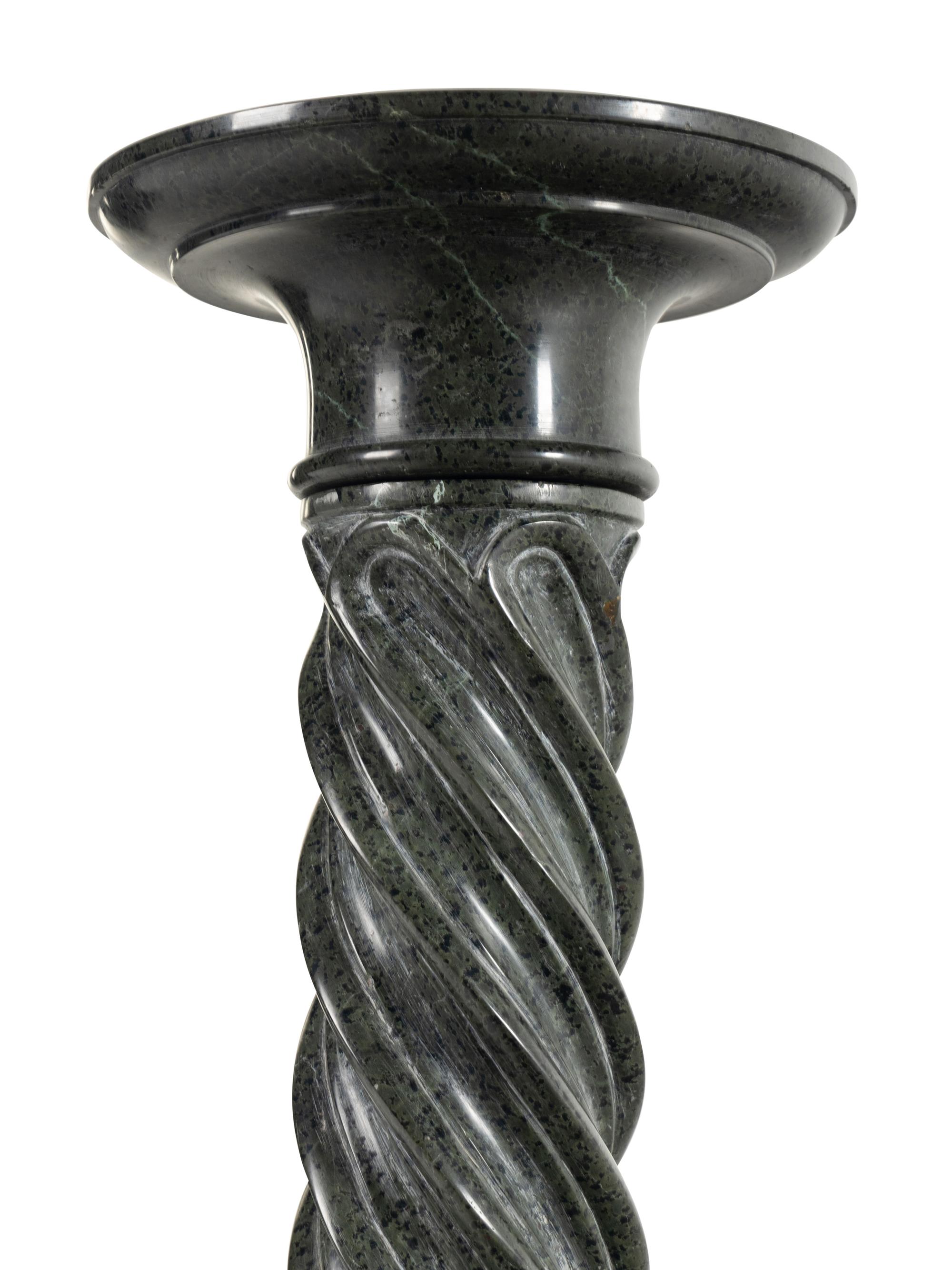 A Continental Marble Pedestal