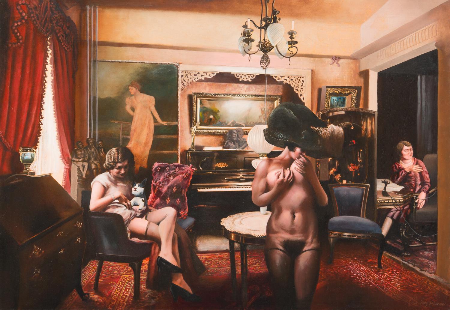 Guy Johnson, (American, b. 1927), Interior #6196, 1989