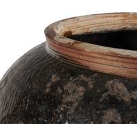 A Large Chinese Glazed Stoneware Storage Jar