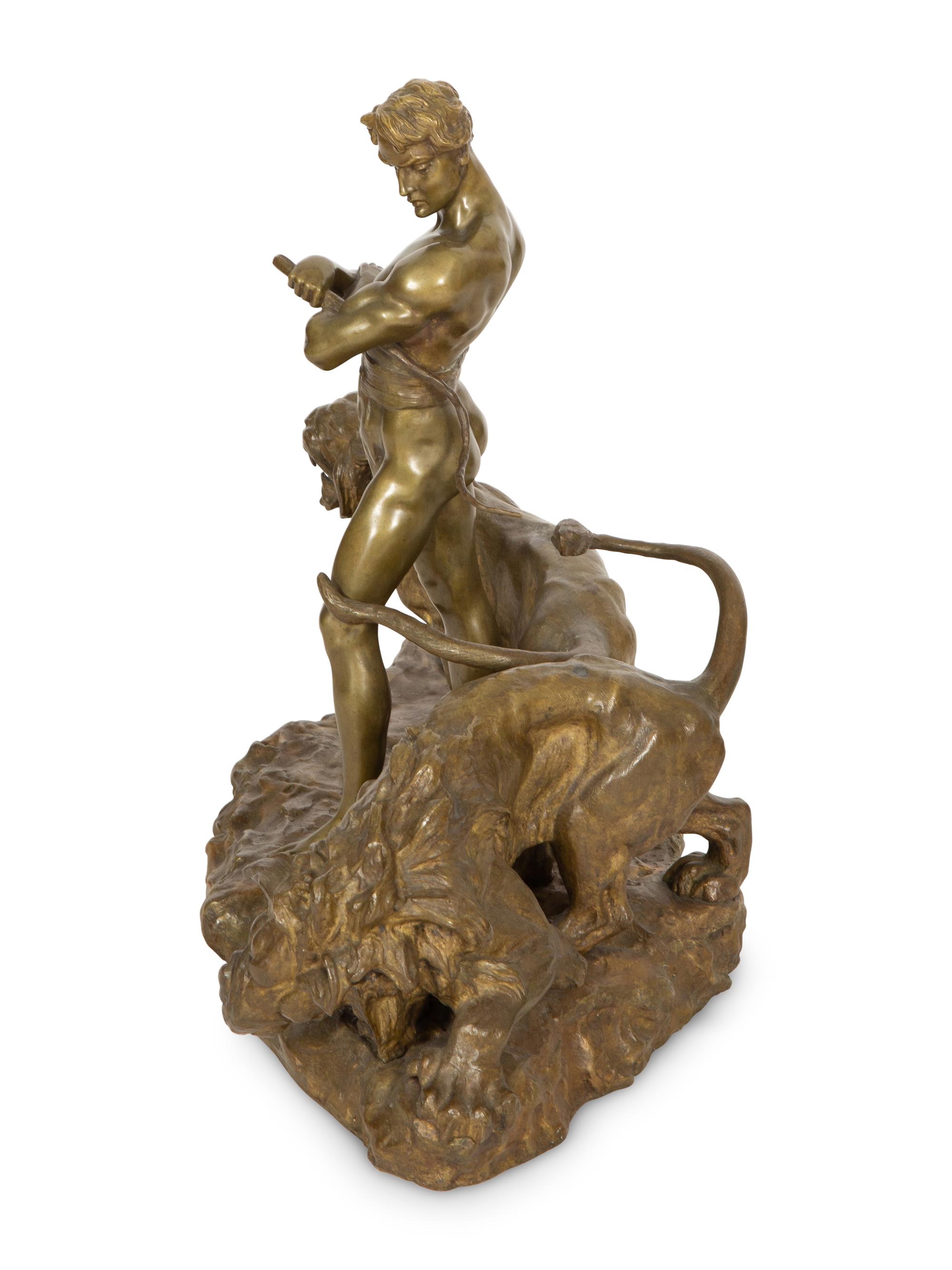 Lion Tamer with Two Lions