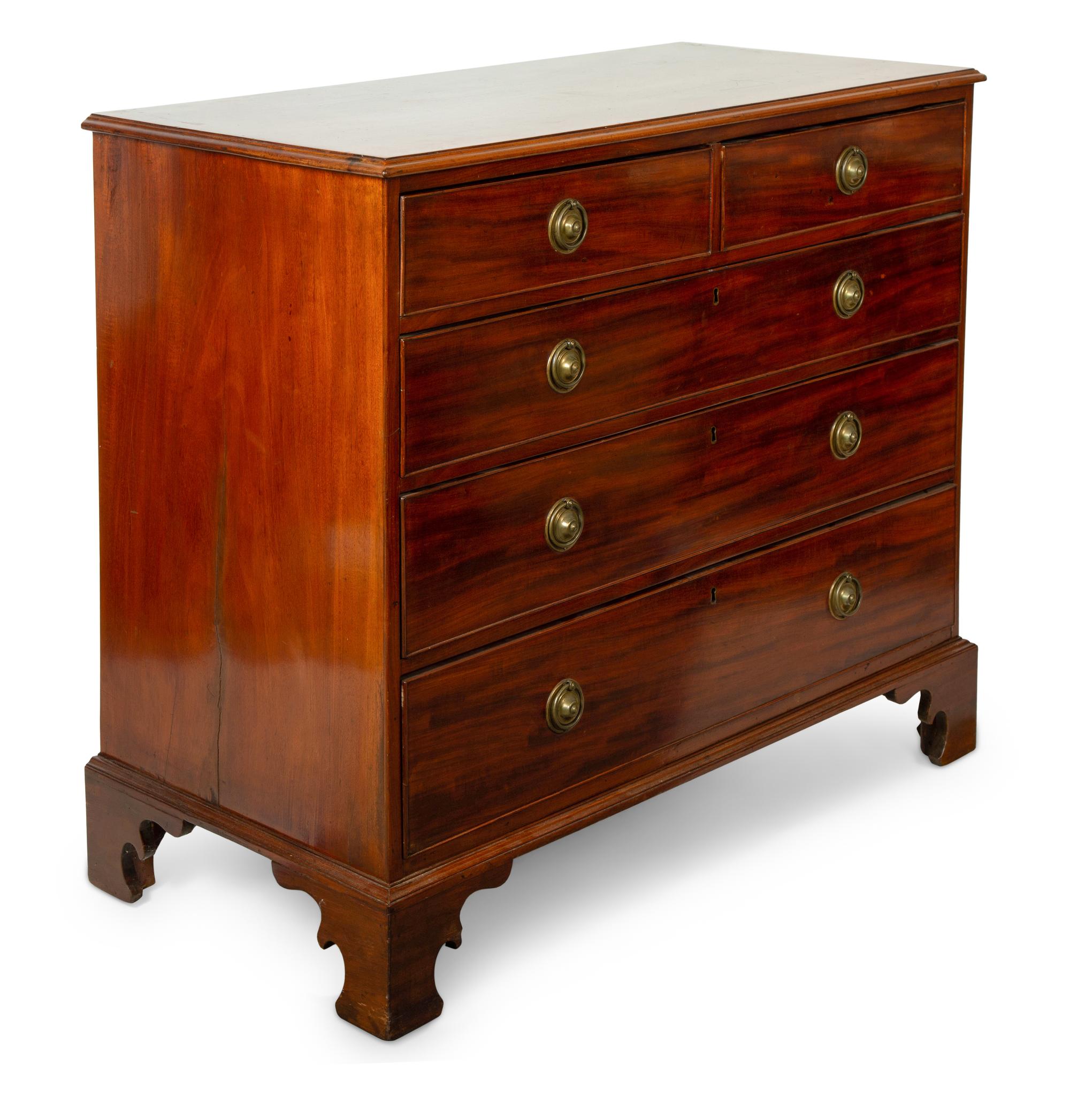 A Regency Style Mahogany Chest of Drawers