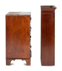 A Regency Style Mahogany Bureau Bookcase