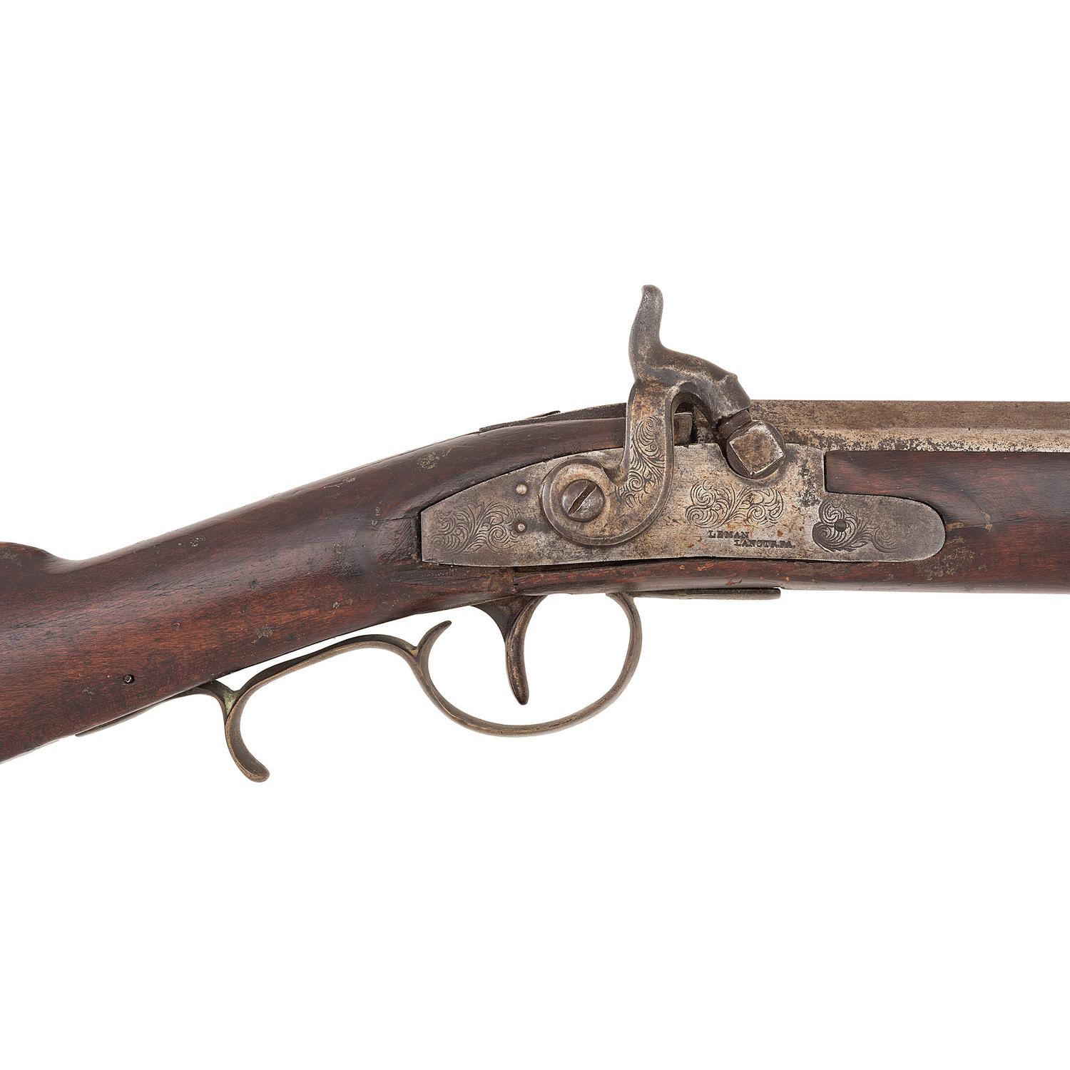 Native Decorated Percussion Trade Rifle by Leman