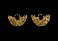 A Pair of Sinu Gold Earrings