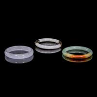 Three Chinese Jadeite Bangles — 翡翠鐲三隻