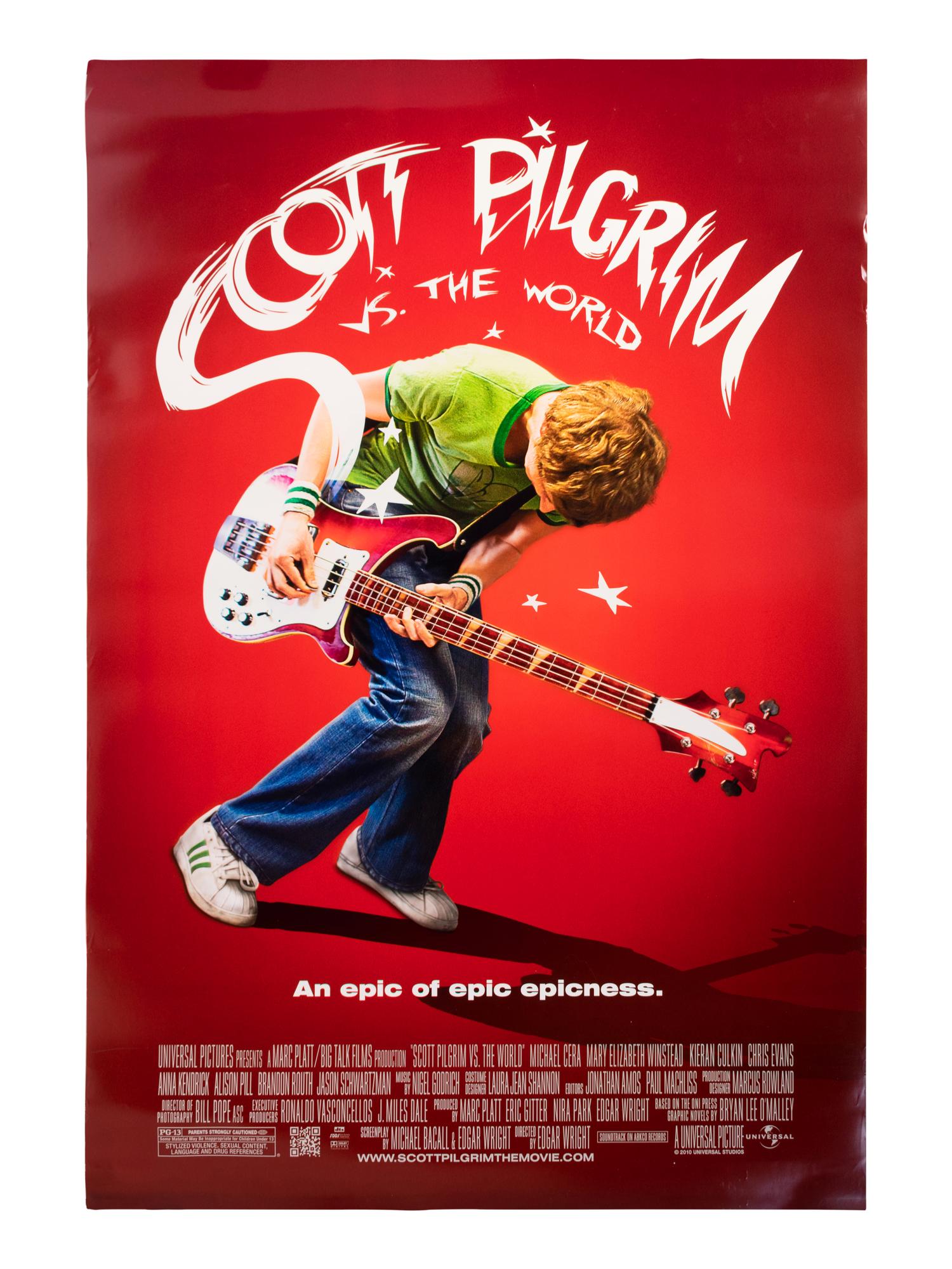 (Film Posters) 2 posters from Scott Pilgrim vs the World . Universal Pictures, 2010.
