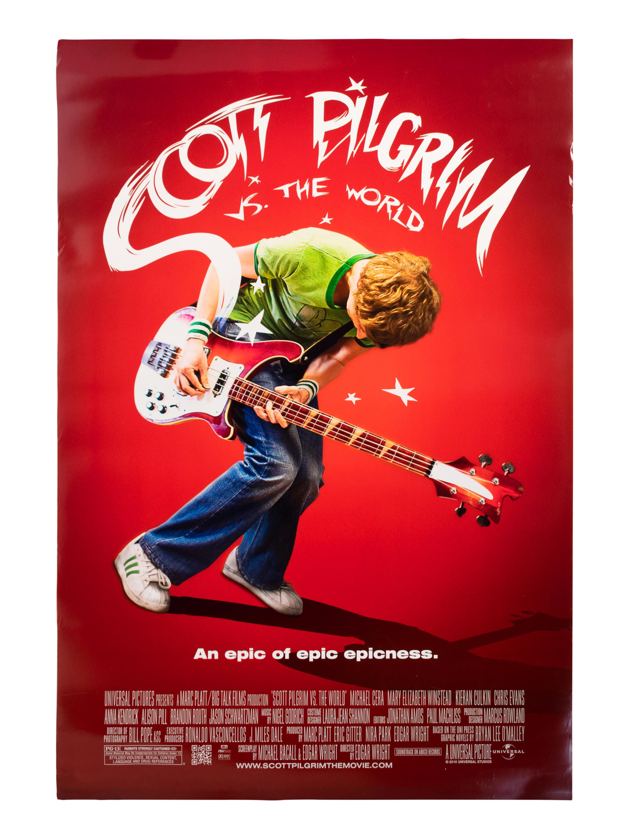 (Film Posters) 2 posters from Scott Pilgrim vs the World . Universal Pictures, 2010.
