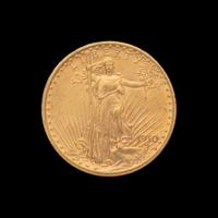 A 1910 Saint Gaudens $20 Gold Coin
