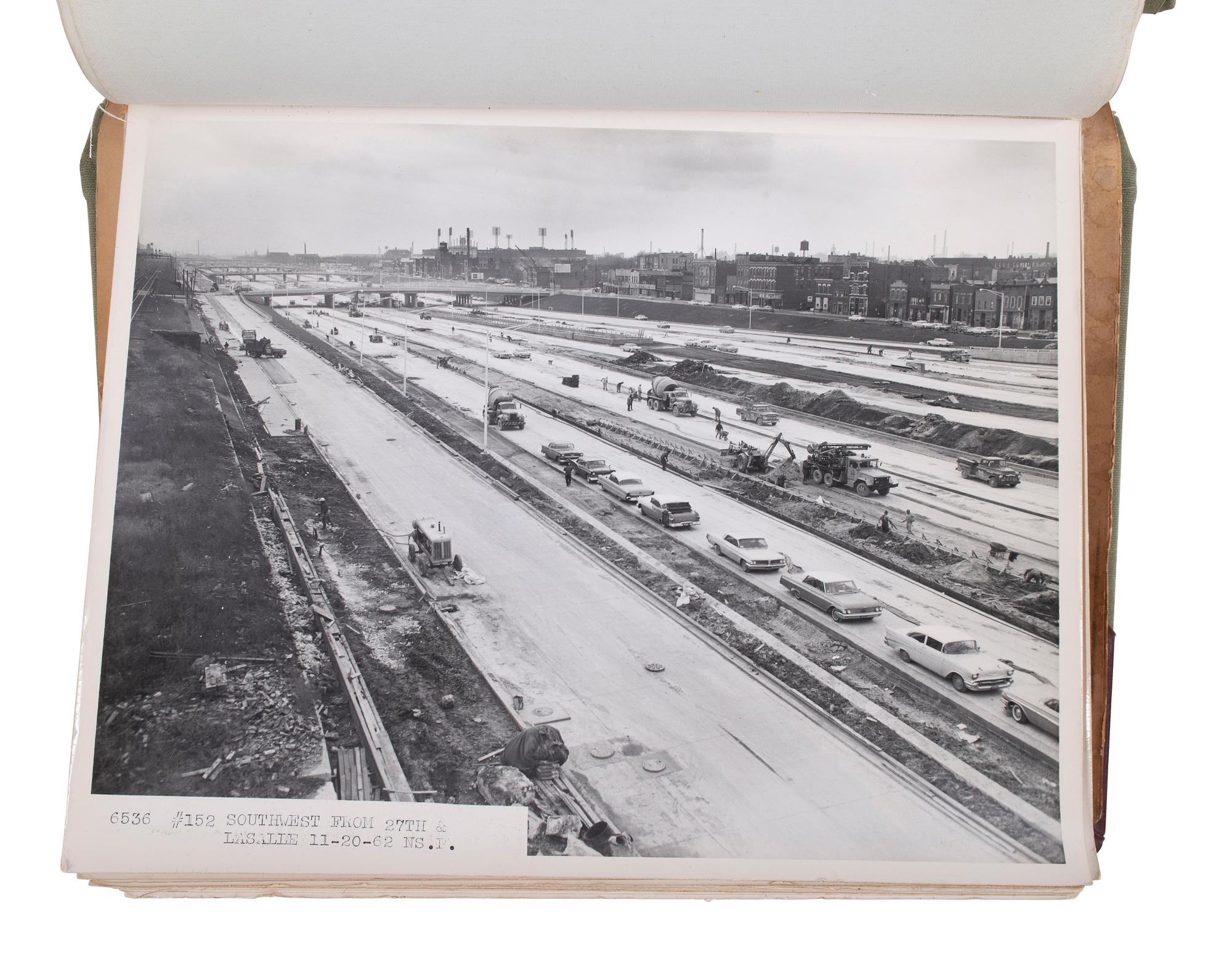 [SEGREGATION] -- [CHICAGO]. A group of over 300 images documenting the construction of the Dan Ryan Expressway and destruction of the Bronzeville neighborhood, ca 1961-1962.