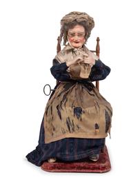 A Musical Automaton of a Knitting Old Lady