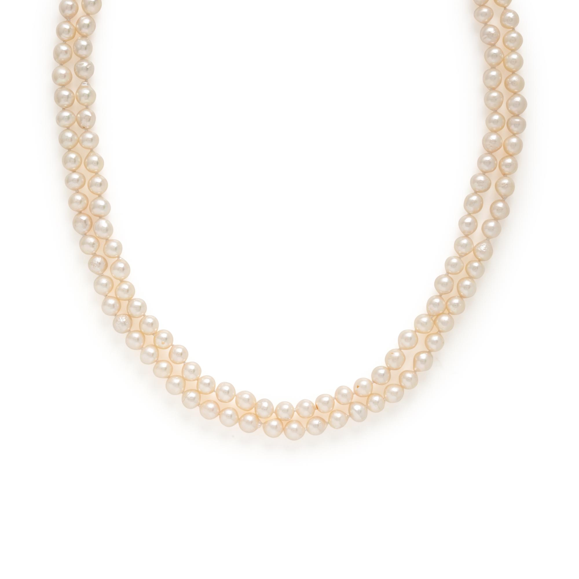 Cultured Pearl Necklace and Bracelet