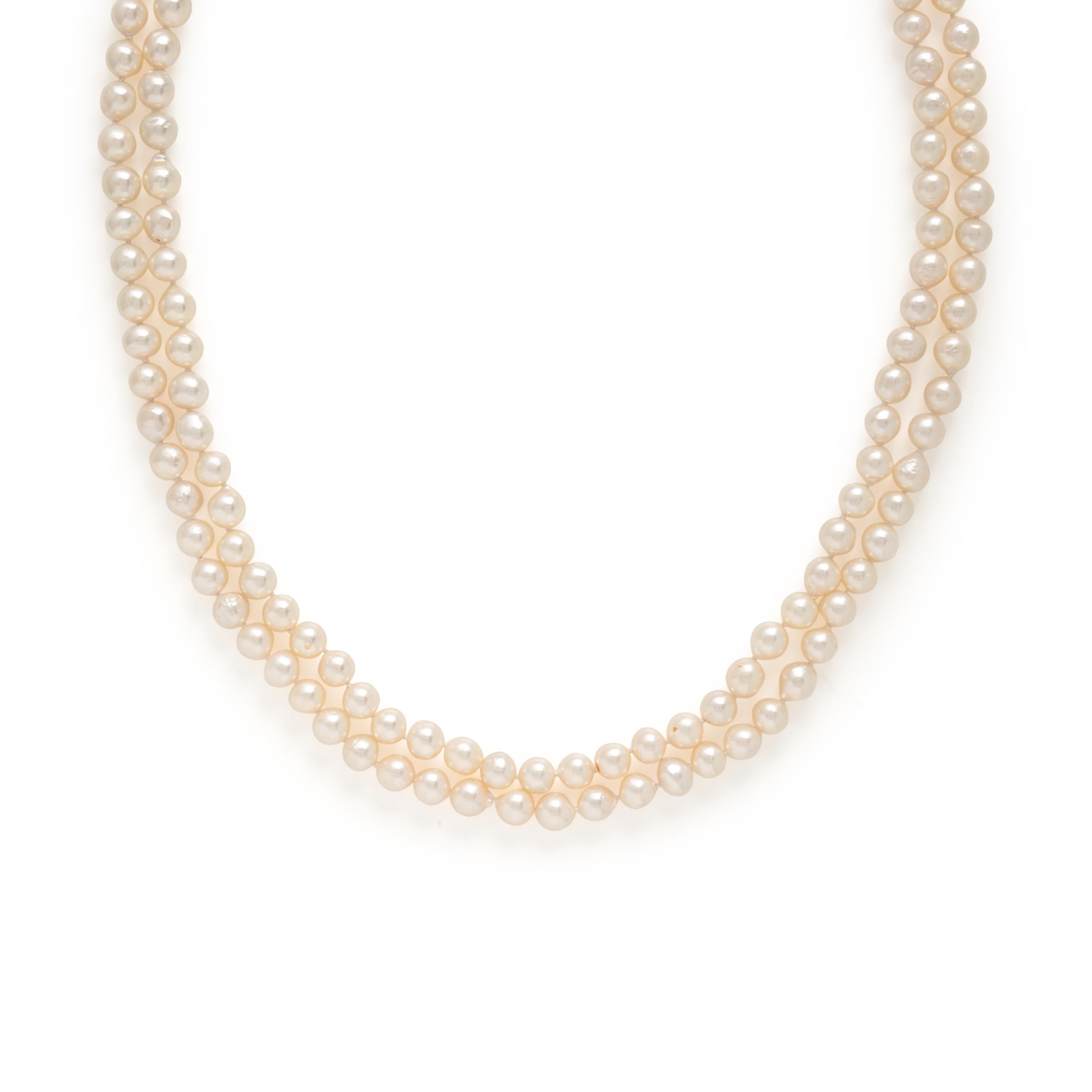 Cultured Pearl Necklace and Bracelet