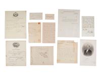 [RELIGION] -- [AUTOGRAPHS]. Large group of autographs from religious and thought leaders.