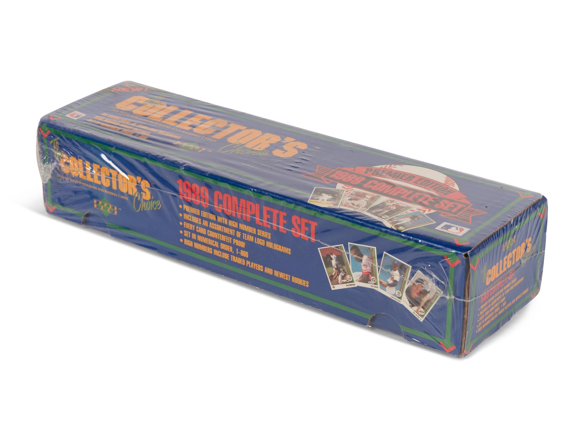 A 1989 Upper Deck Factory Sealed Complete Set of Baseball Cards (Ken Griffey Jr. Rookie)