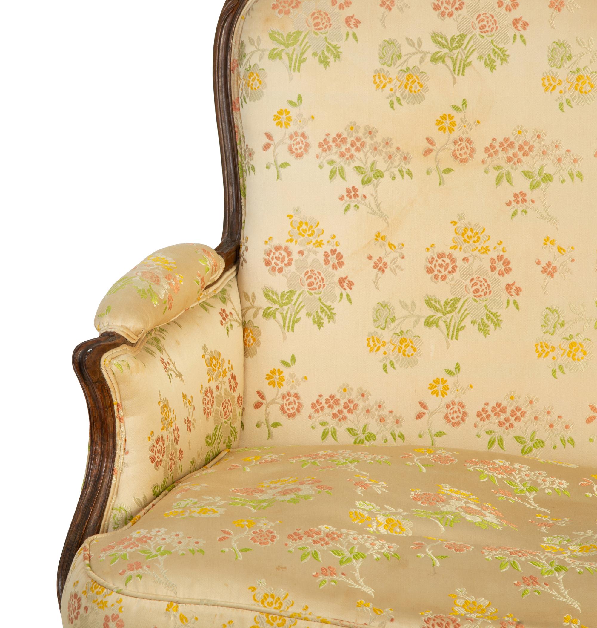 A Louis XV Carved Beechwood Bergere a La Reine — MID 18TH-CENTURY