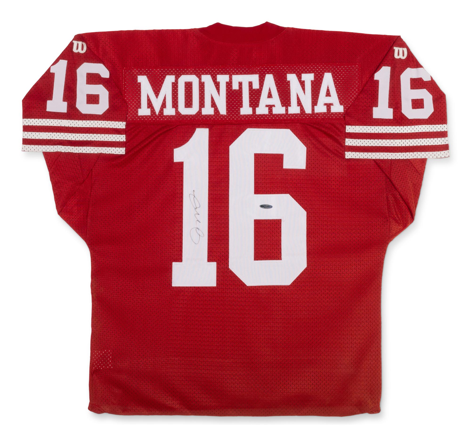 A Joe Montana San Francisco 49ers Signed Autograph Wilson Jersey (Upper Deck Authenticated),
