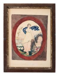 An Illustrated Elegy and Allegorical Portrait of a Woman