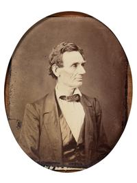 [LINCOLN, Abraham (1809-1865)]. HESLER, Alexander (1823-1895), photographer. Platinum photograph of Abraham Lincoln. George B. Ayres, printer, [1881].