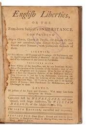 [American Revolution] Care, Henry, and William Nelson. English Liberties, or The Free-born Subject's Inheritance...