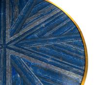 An Empire Style Gilt Bronze and Lapis Lazuli Center Table