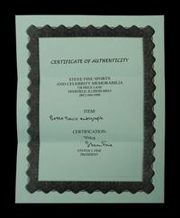(Celebrity) DAVIS, Bette (1908-1989). One autographed index car and and two vintage photographs