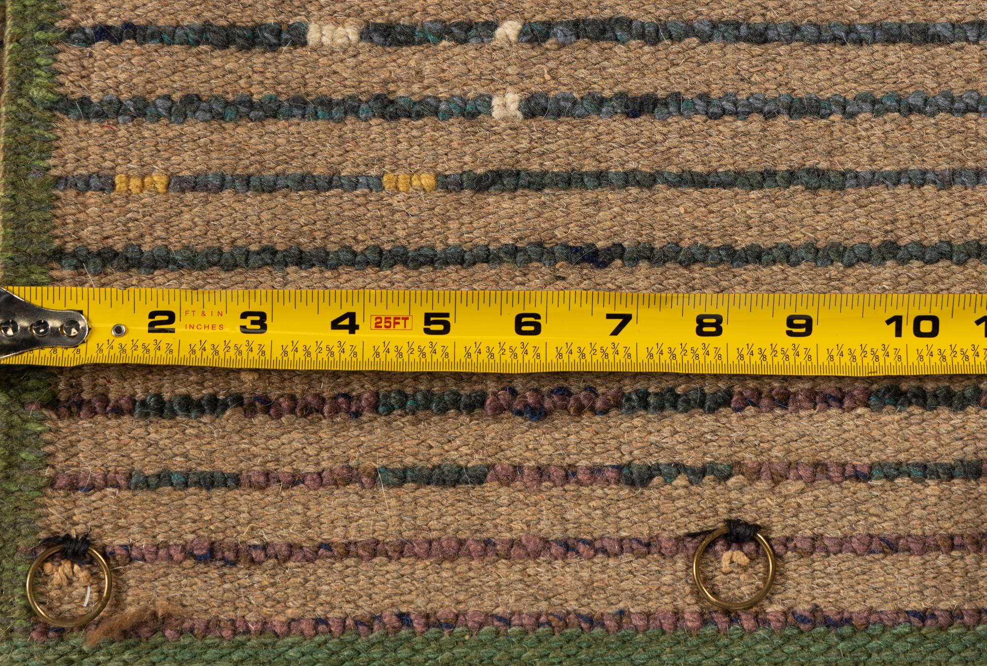 Hand-woven rug Nils Nessims, Sweden