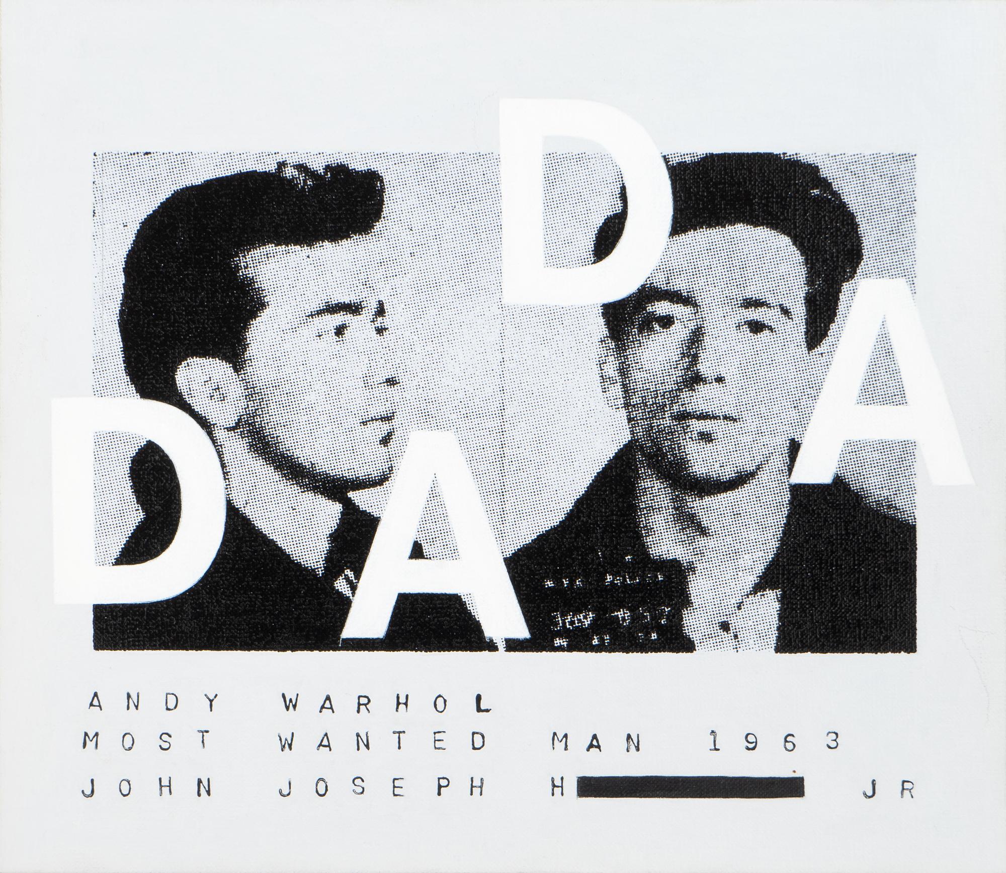 Andy Warhol, Most Wanted Man #11, Dada 1963