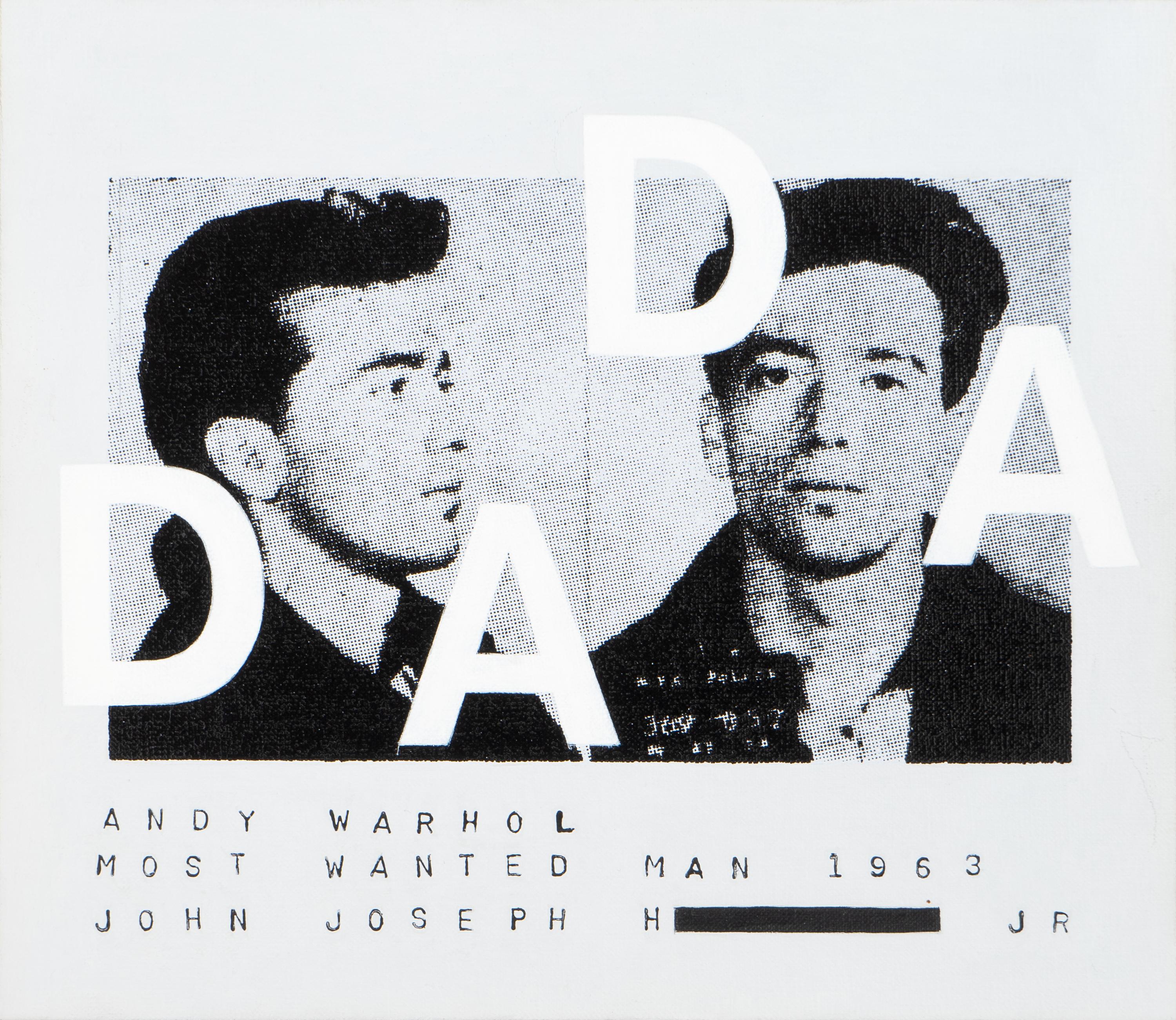 Andy Warhol, Most Wanted Man #11, Dada 1963