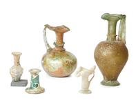Eight Roman and Islamic Glass Vessels