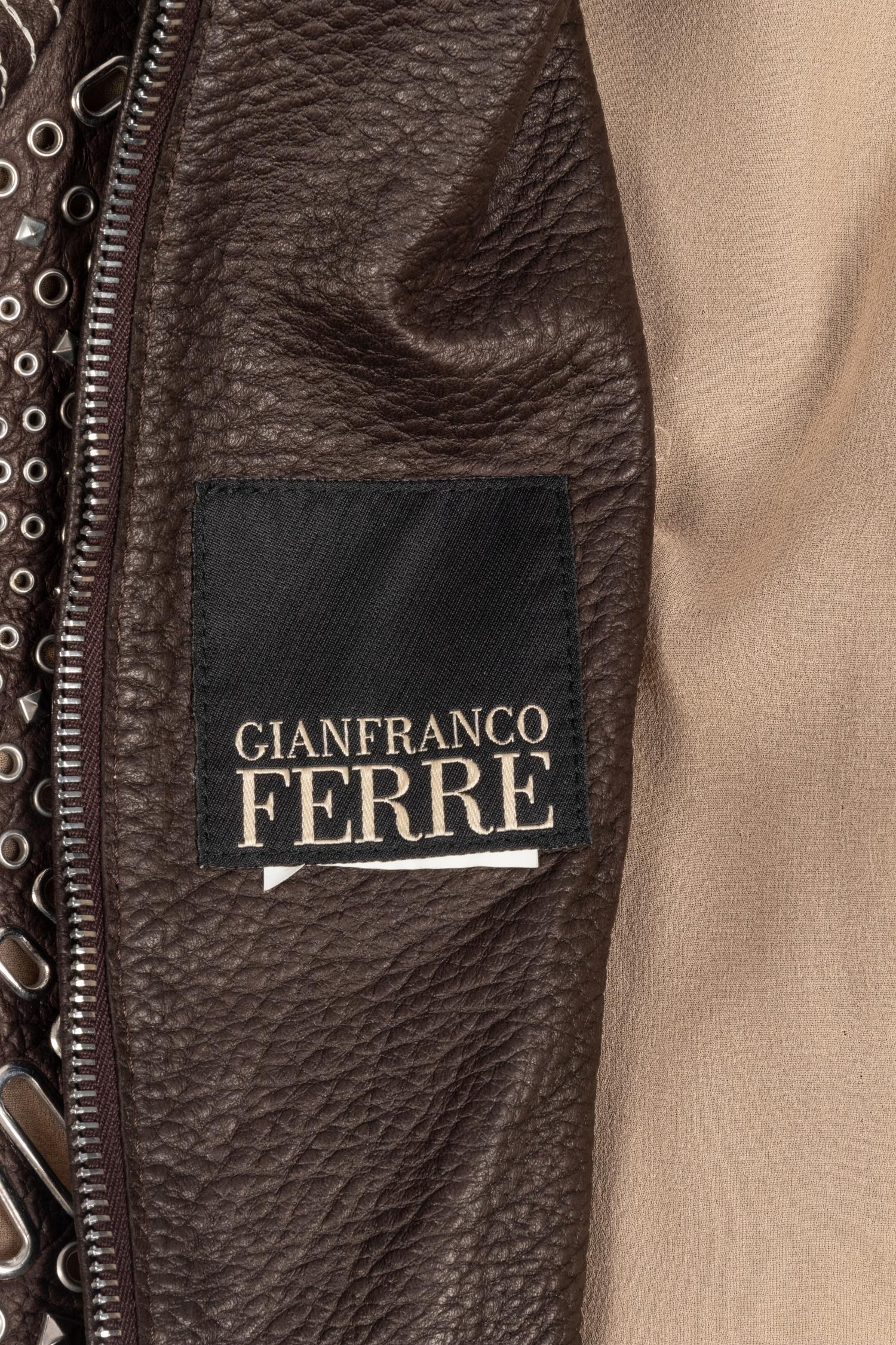 Gianfranco Ferré Leather Jacket, 2000s