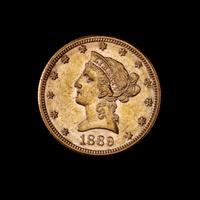 A United States 1889-S Liberty Head $10 Gold Coin