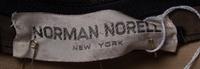 A Norman Norell Brown and Black Silk Gown,