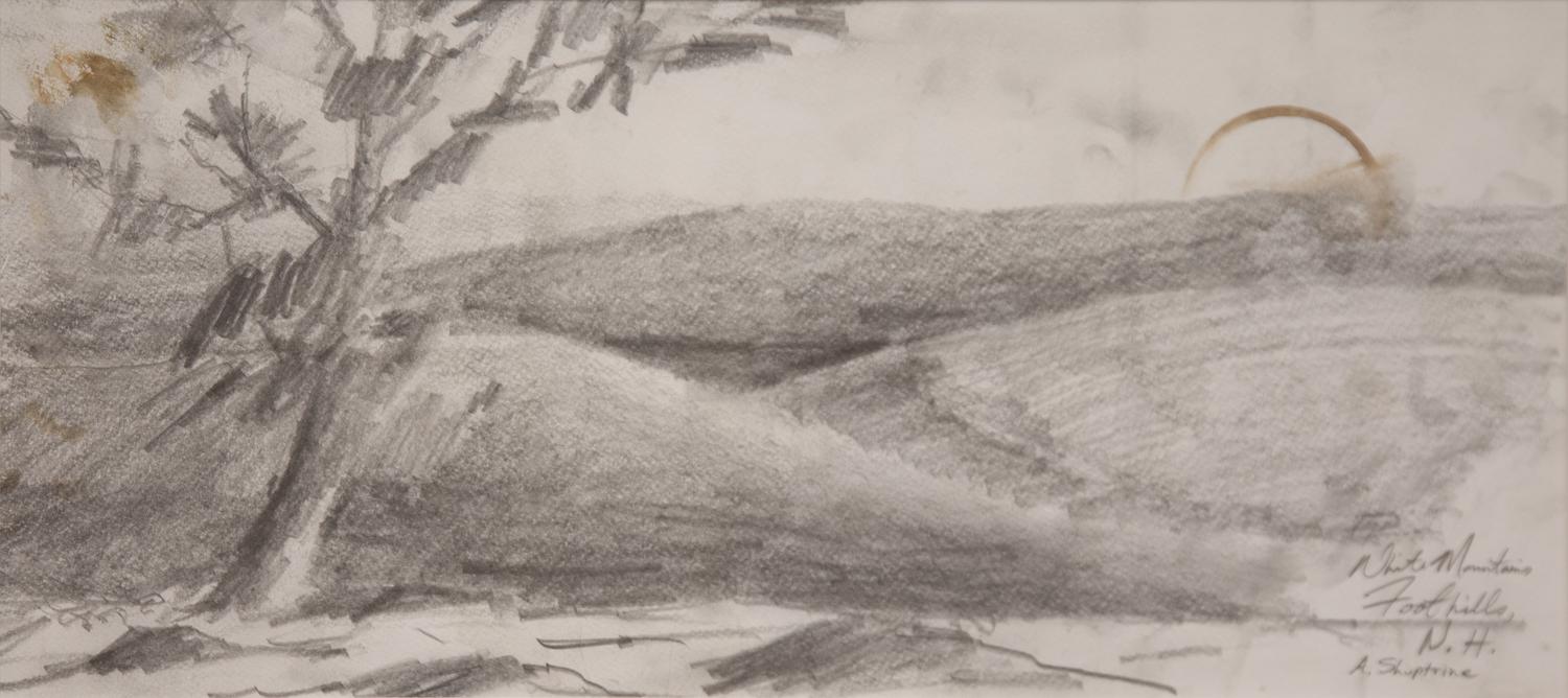 White Mountain Foothills, N.H., together with an autographed first edition of his book entitled, I Come From A Place