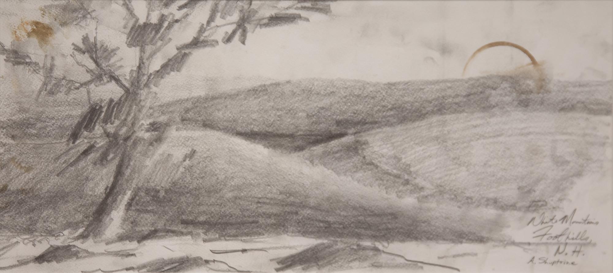 White Mountain Foothills, N.H., together with an autographed first edition of his book entitled, I Come From A Place