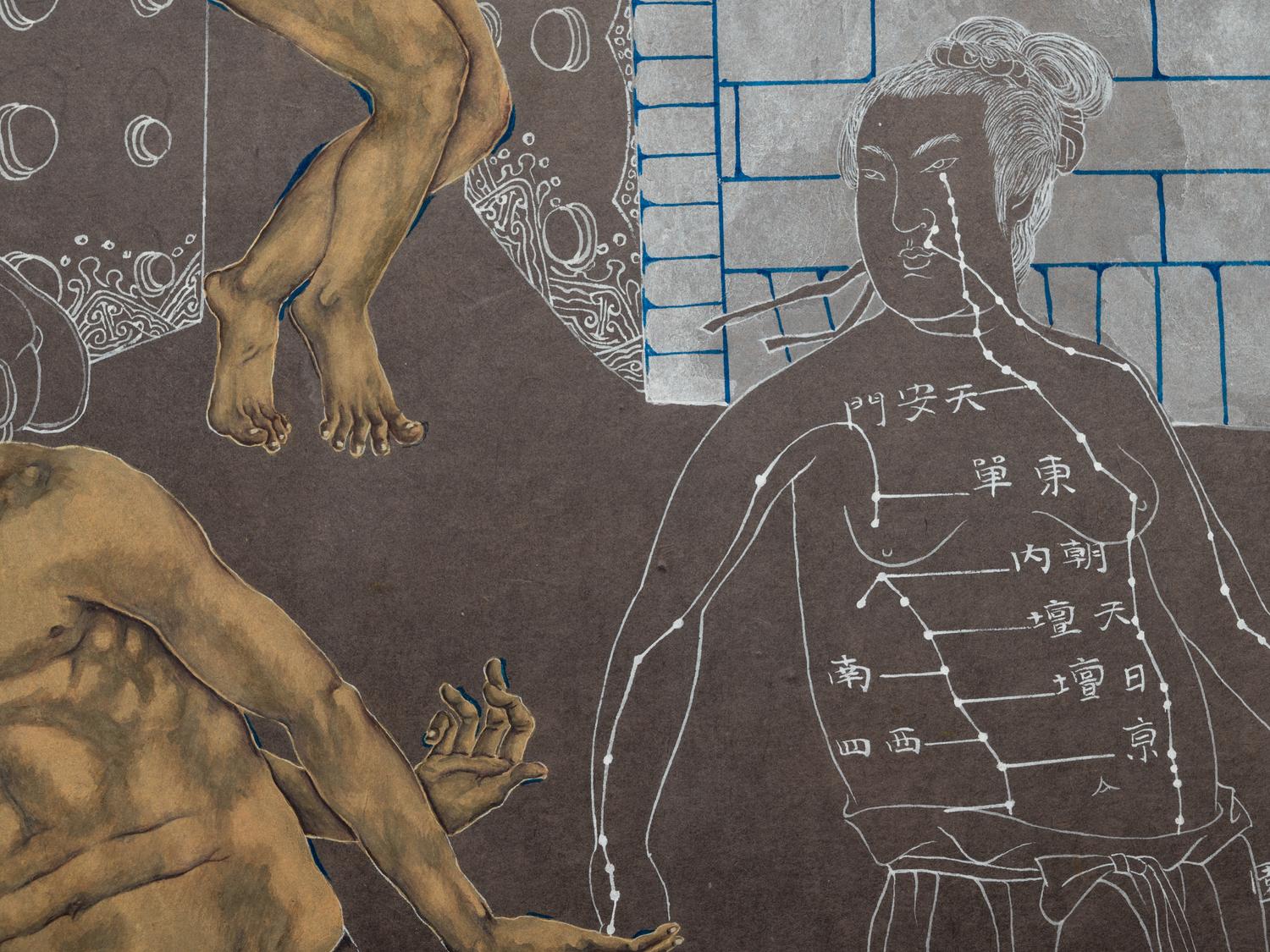 Acupuncture 1 and Acupuncture 2 (a pair of works)