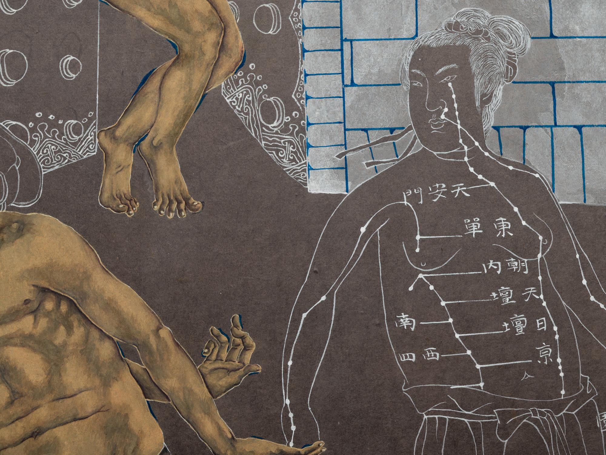 Acupuncture 1 and Acupuncture 2 (a pair of works)