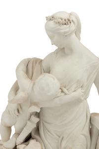 Two French Bisque Porcelain Figures