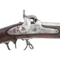 Confederate Cleaned & Repaired (C&R) Marked US Model 1842 Musket with "&" and "Z" Inspection Marks