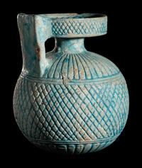 A Large Rhodian Faience Aryballos