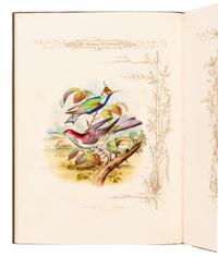 [NATURAL HISTORY]. JERRARD, Paul. The Humming Bird Keepsake Book of Bird Beauty [and] Gems for the Drawing Room . London: Paul Jerrard, 1852.