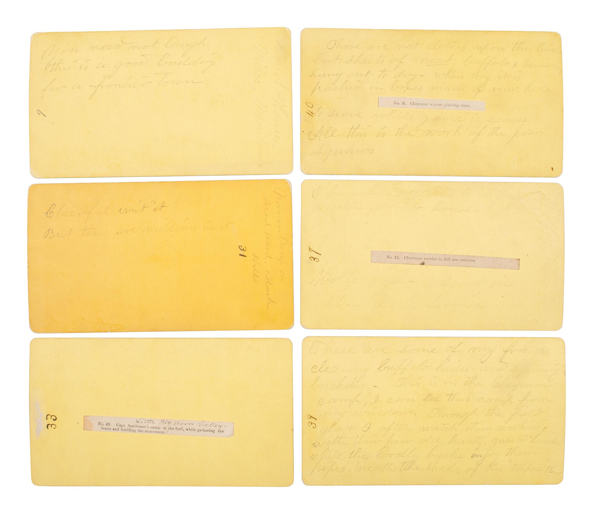 MORROW, Stanley J., photographer. Exceptional collection of rare stereoviews collected by 7th Cavalryman Philip J. Dieter.