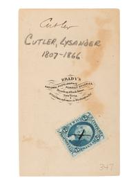 [CIVIL WAR - GETTYSBURG]. CDV of General Lysander Cutler. New York: Brady, n.d.