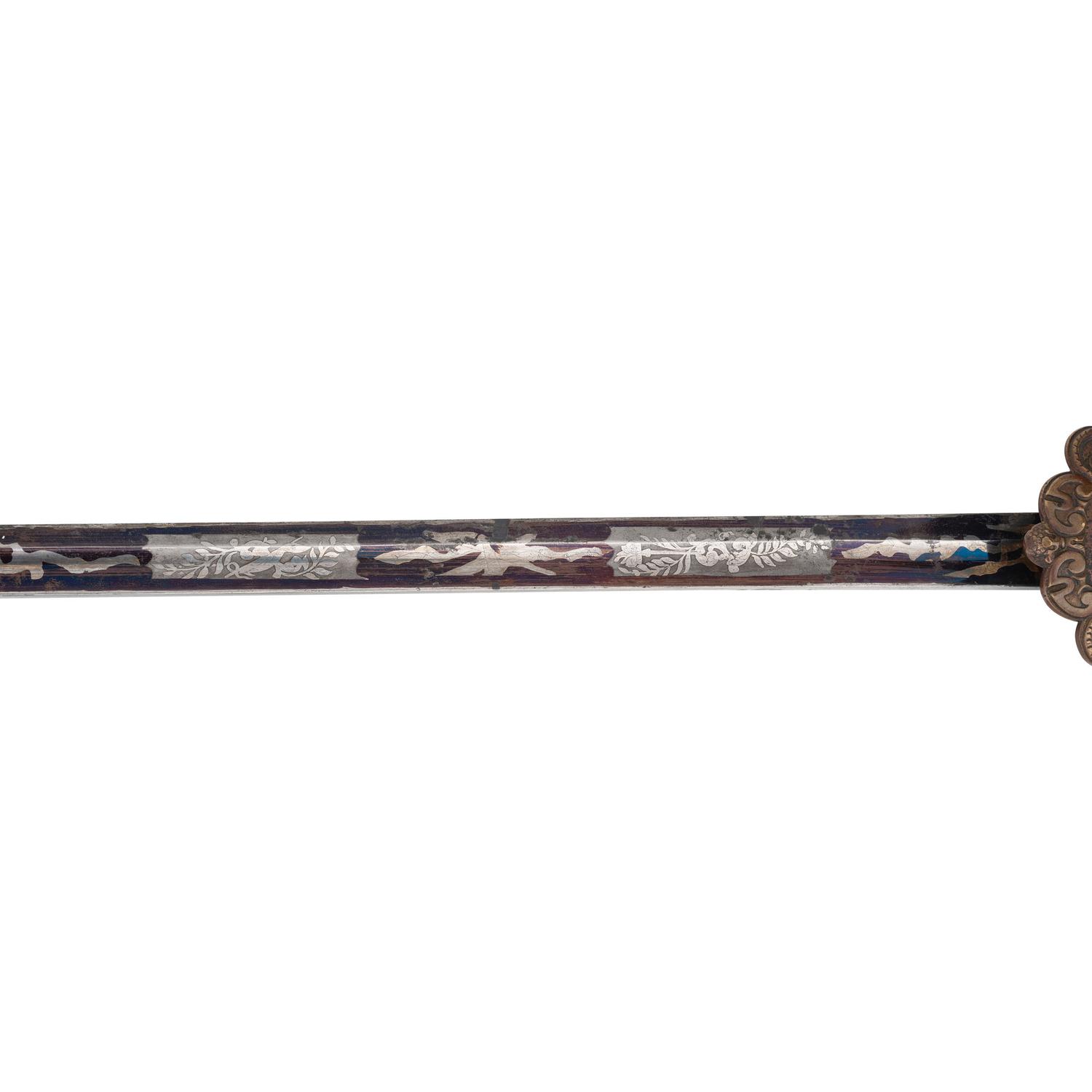 Lady Liberty Hilt Horstmann Presentation Militia Officer's Sword of Captain Charles Swearingen given by Secretary of War Simon Cameron